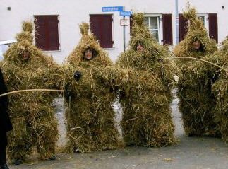 Erbsenstrohbär Empfingen straw bear