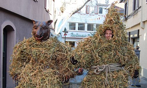 Strohbär Empfingen Herbstein straw bear