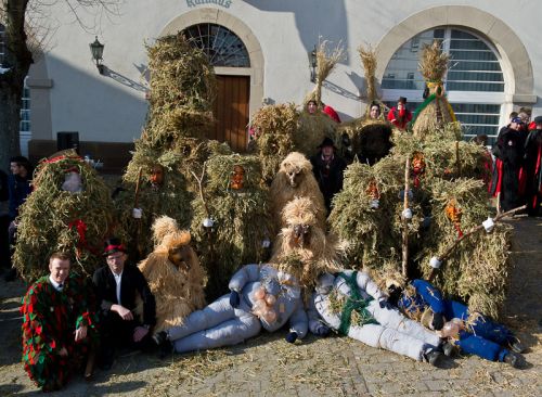 Strohbären Treffen Empfingen straw bear