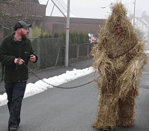 Strohbär Uckersdorf straw bear