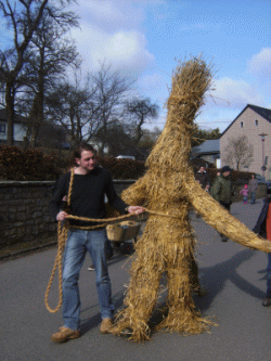 Strohbär Gindor/Eifel straw bear