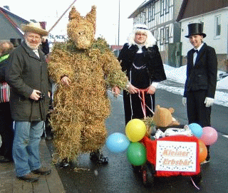 Erbsbär Strohbär Westhausen straw bear